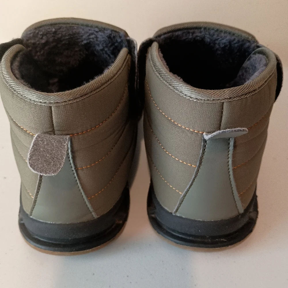 Jakcuz Men Snow‎ Boots Winter Shoes Water Resistant Non-slip Warm Lining EU 46